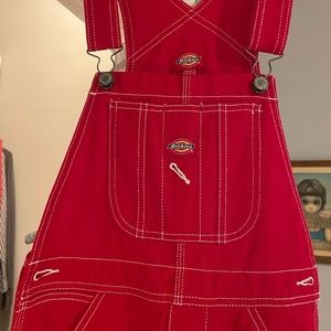 XS red Dickies overalls